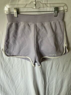 Coach: Lavender Purple Athletic Shorts- S